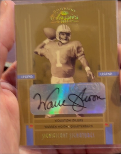 2005 Donruss Classics Significant Signatures Warren Moon — front