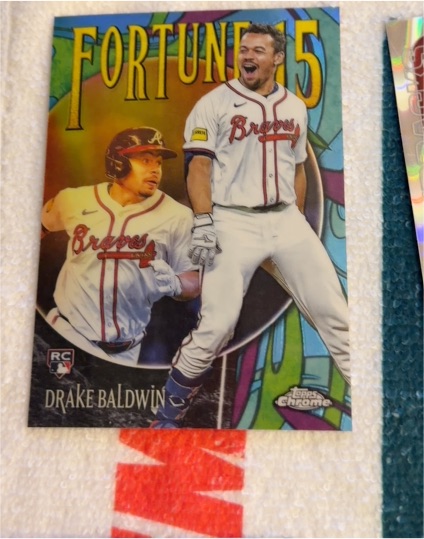 2025 Topps Chrome Update Fortune 15 #F15-19 Drake Baldwin — front