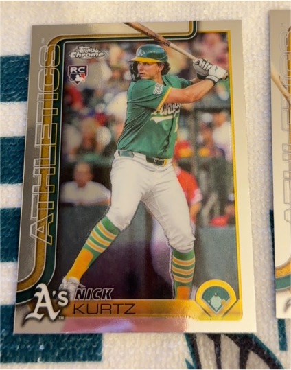 2025 Topps Chrome Update #USC178 Nick Kurtz — front