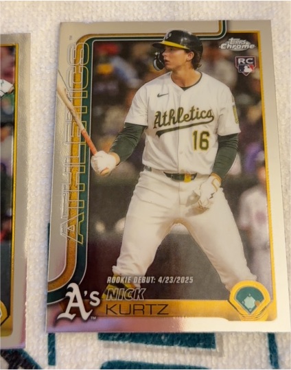 2025 Topps Chrome Update #USC180 Nick Kurtz — front