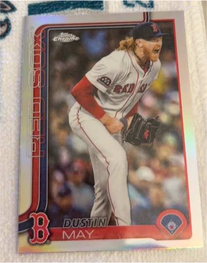 2025 Topps Chrome Update #USC80 Dustin May — front