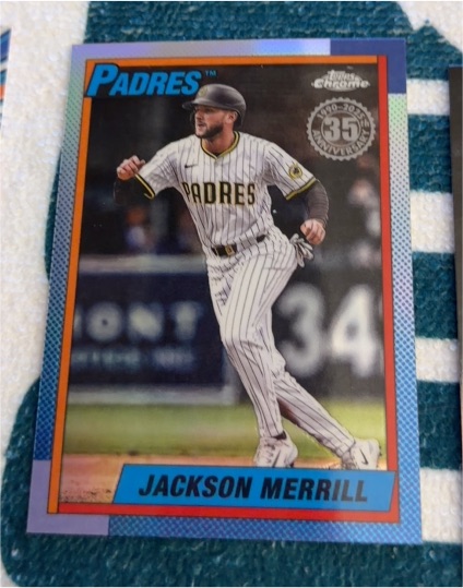 2025 Topps Chrome Update #90CU-5 Jackson Merrill — front
