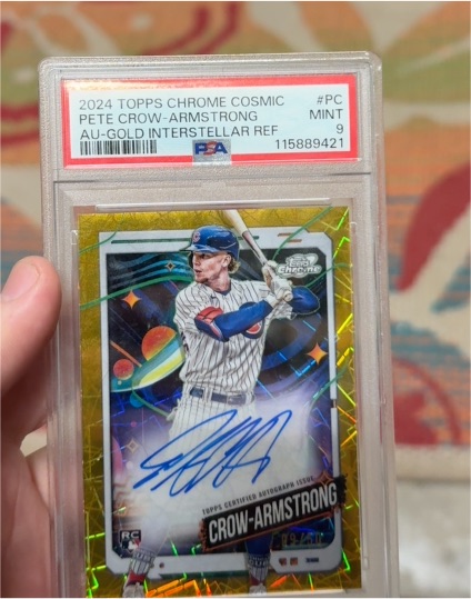 2024 Topps Chrome Cosmic #PC Pete Crow-Armstrong — front