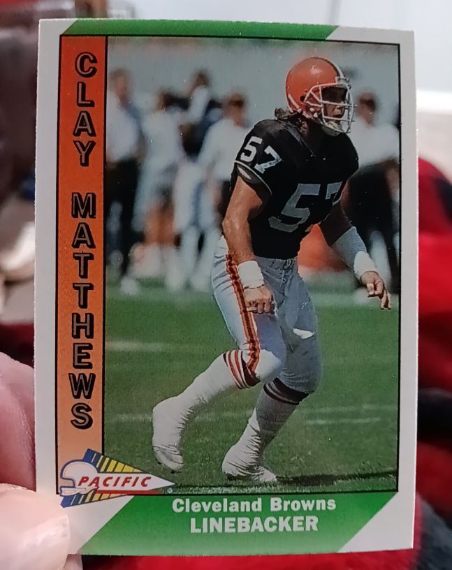 1991 Pacific #82 Clay Matthews — front