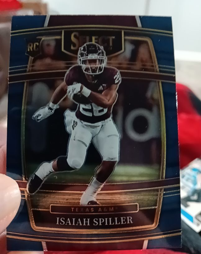 2022 Panini Select Draft Picks #18 Isaiah Spiller — front