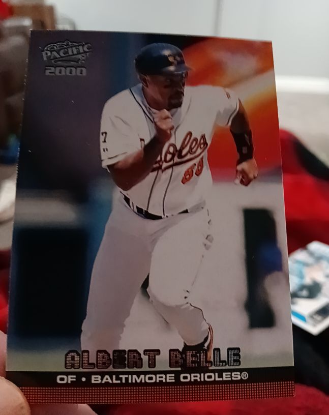 2000 Pacific # Albert Belle — front