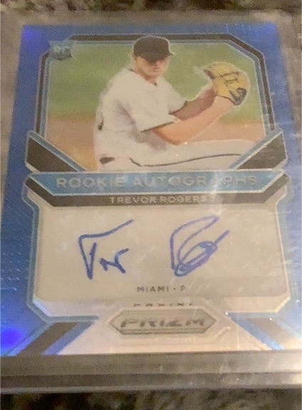 2021 Panini Prizm Rookie Autographs #RA-TR Trevor Rogers — front