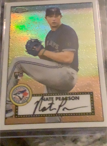 2021 Topps 1952 Topps Redux Chrome #TC52-18 Nate Pearson — front