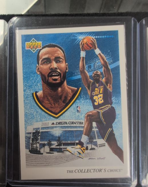 1992 Upper Deck #44 Karl Malone — front