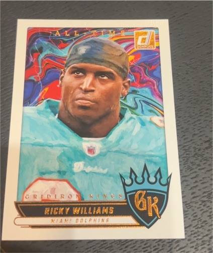 2025 Panini Donruss All-Time Gridiron Kings #ATGK-RWS Ricky Williams — front
