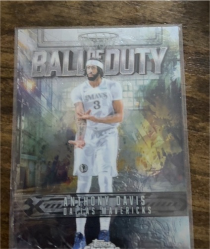 2025-26 Topps Chrome Ball of Duty #BD-2 Anthony Davis — front
