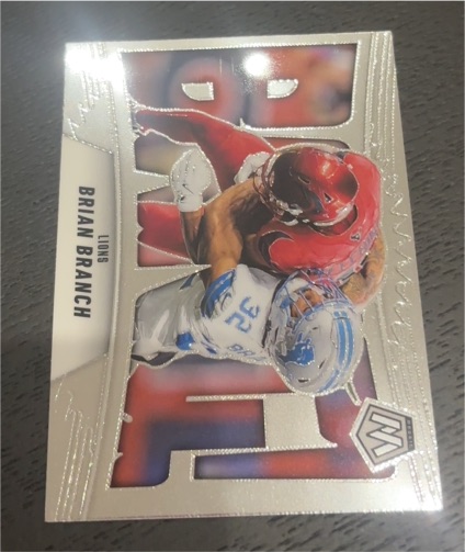 2025 Panini Mosaic Bang! #13 Brian Branch — front