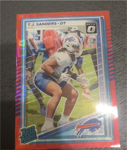 2025 Panini Donruss Optic #351 T.J. Sanders — front