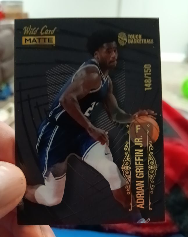 2022 Wild Card Matte #MB-1 Adrian Griffin Jr. — front