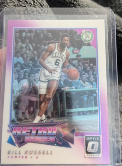 2017-18 Donruss Optic #3 Bill Russell Retro Series Boston Celtics — front
