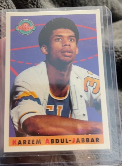 1993 Kellogg's College Greats Postercards #NNO Kareem Abdul-Jabbar — front