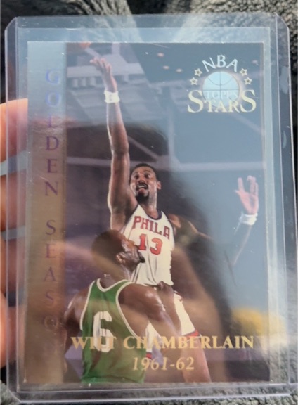 1996-97 Topps Stars #59 Wilt Chamberlain Golden Season — front
