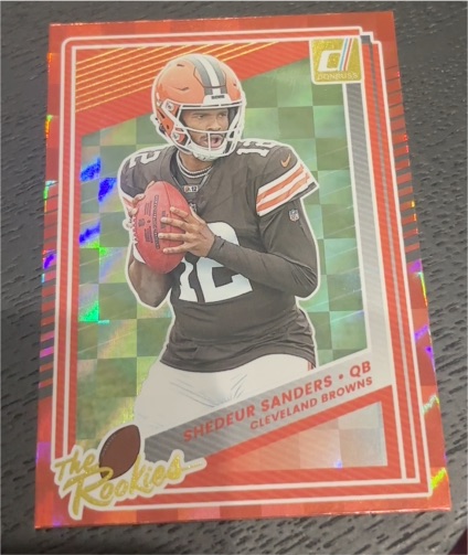 2025 Donruss The Rookies #5 Shedeur Sanders — front