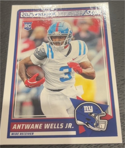 2025 Panini Score #67 Antwane Wells Jr. — front