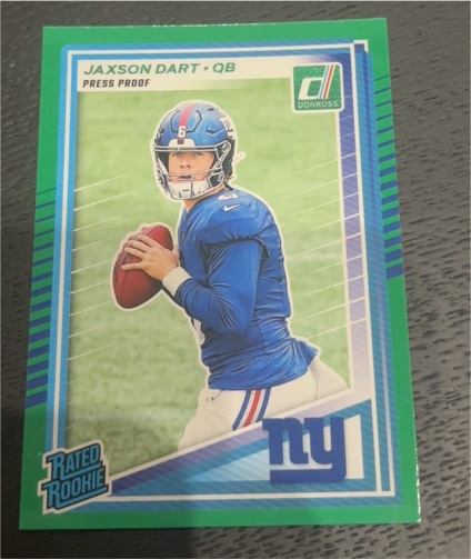 2025 Panini Donruss #400 Jaxson Dart — front