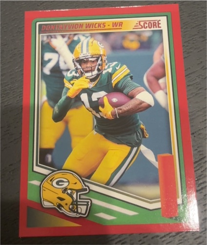 2025 Panini Score #292 Dontayvion Wicks — front