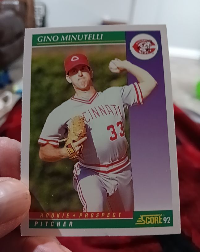 1992 Score #408 Gino Minutelli — front