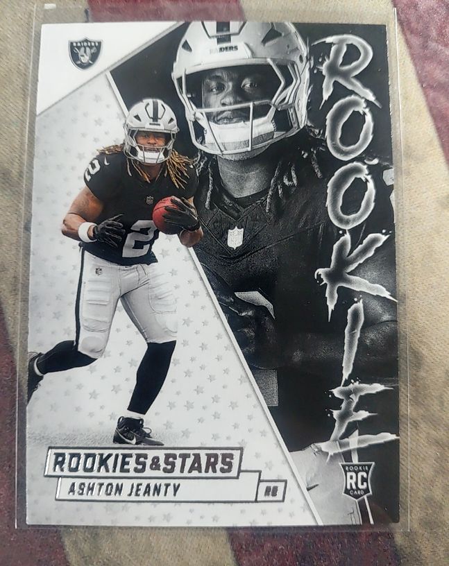 2025 Panini Rookies & Stars Rookie Exclusive #2 Ashton Jeanty — front