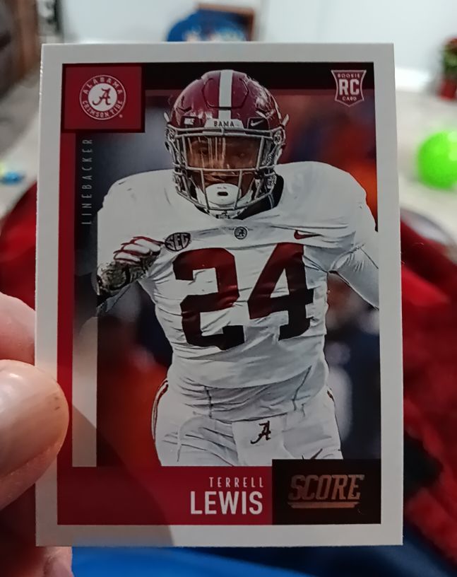 2020 Panini Score #350 Terrell Lewis — front