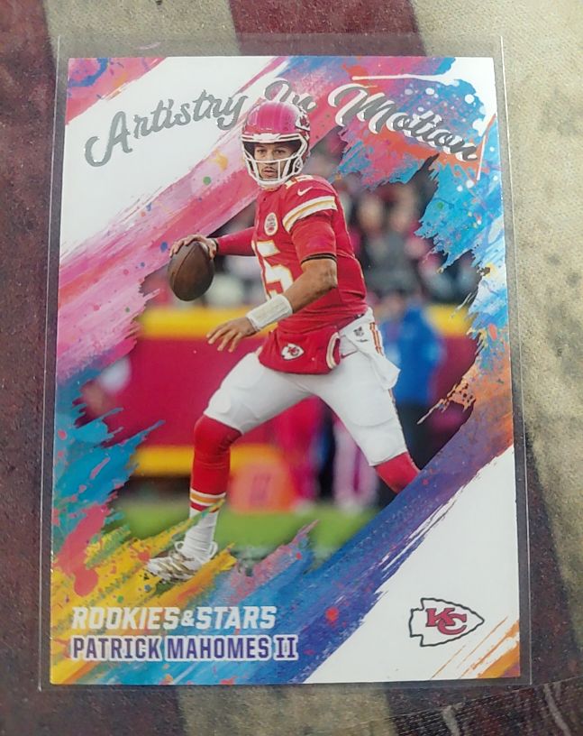 2025 Panini Rookies & Stars Artistry in Motion #9 Patrick Mahomes II — front