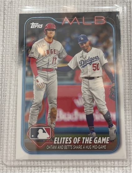 2024 Topps Series 1 #138 Elites of the Game Shohei Ohtani Mookie Betts — front