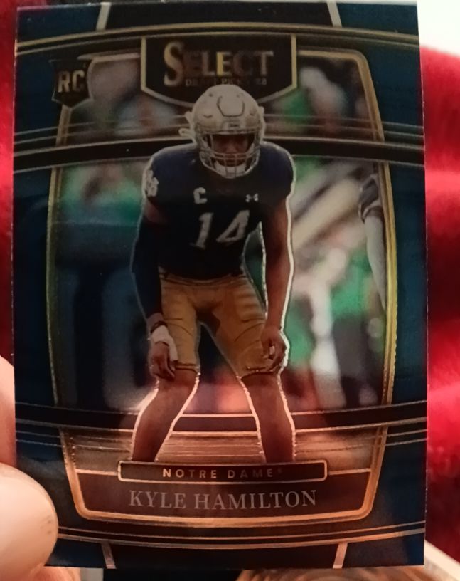2022 Panini Select Draft Picks #21 Kyle Hamilton — front