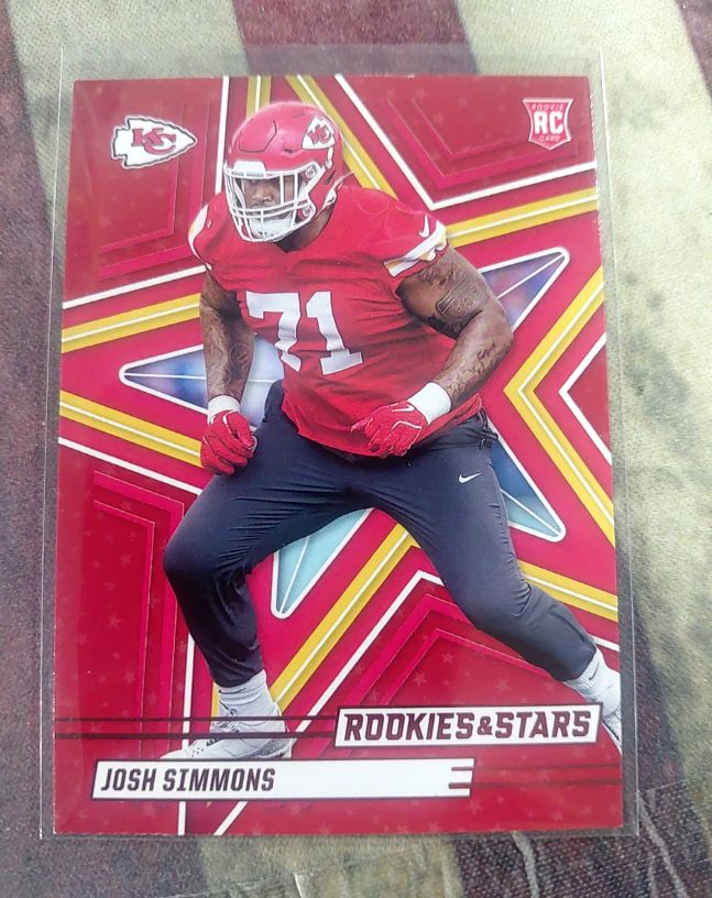 2025 Panini Rookies & Stars Josh Simmons — front
