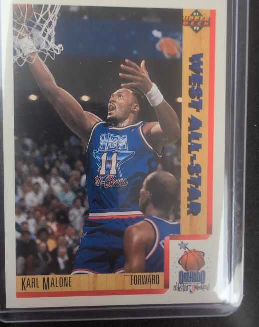 1991-92 Upper Deck #466 Karl Malone — front