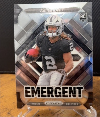 2025 Panini Prizm #10 Ashton Jeanty Emergent Rookie — front
