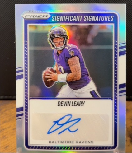 2025 Panini Prizm Significant Signatures Devin Leary — front