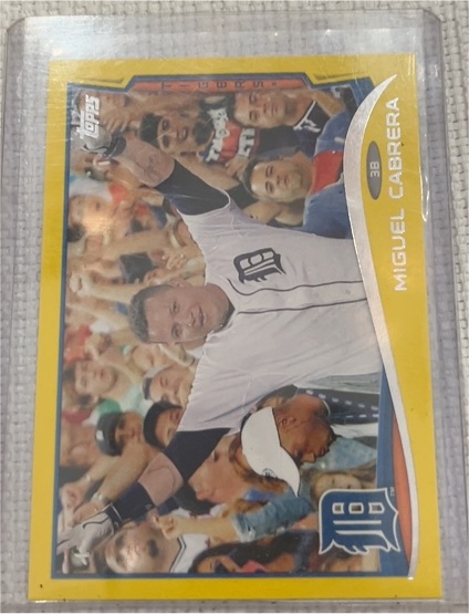 2014 Topps #250 Miguel Cabrera — front