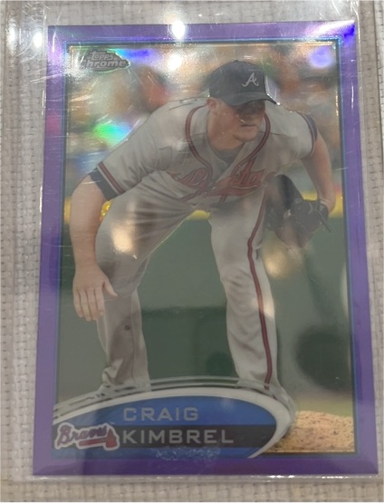 2012 Topps Chrome #2 Craig Kimbrel — front