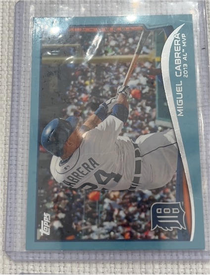 2014 Topps #335 Miguel Cabrera — front