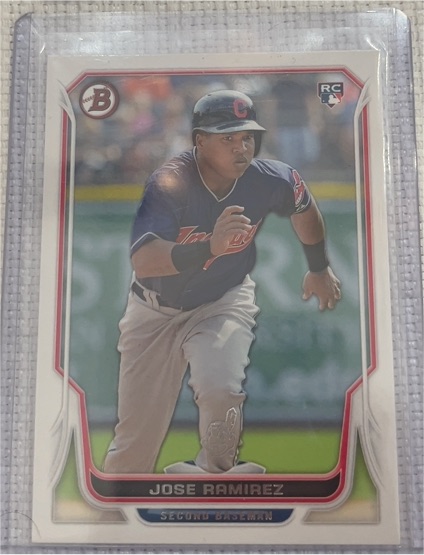 2014 Bowman #176 Jose Ramirez — front