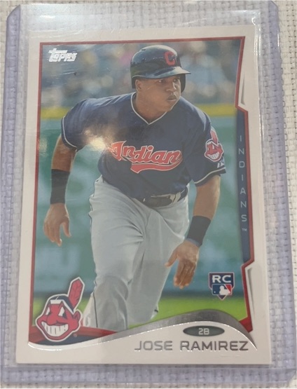 2014 Topps #424 Jose Ramirez — front