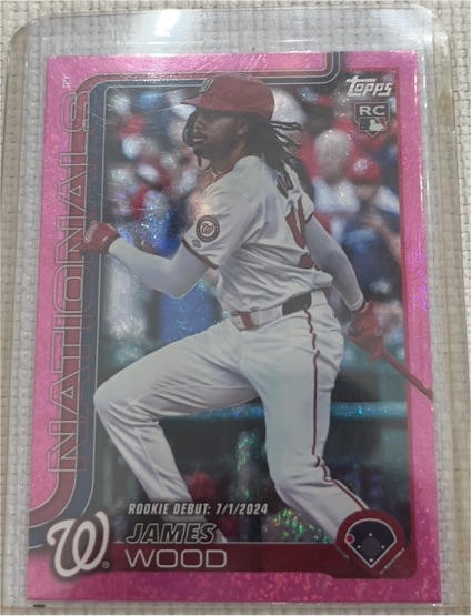 2025 Topps Update #US218 James Wood — front