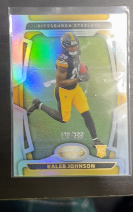 2025 Panini Certified #78 Kaleb Johnson — front