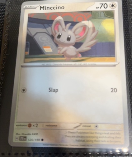 2025 Pokémon SV09: Journey Together #125 Minccino — front