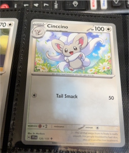 2025 Pokémon Journey Together #126 Cinccino — front