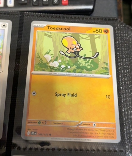 2025 Pokémon Journey Together #088 Toedscool — front