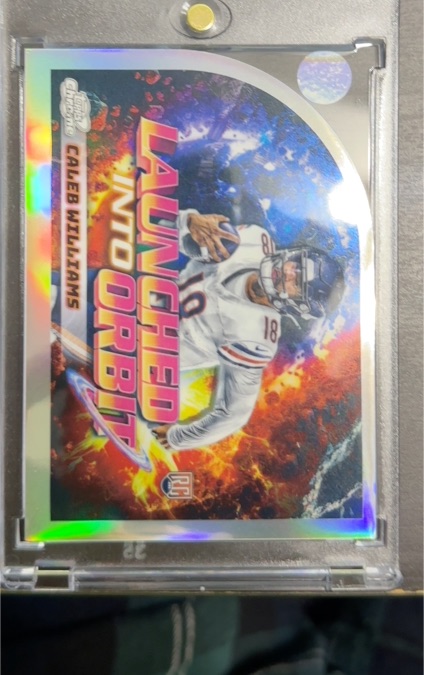 2024 Topps Chrome Cosmic Launched Into Orbit #LIO-5 Caleb Williams — front