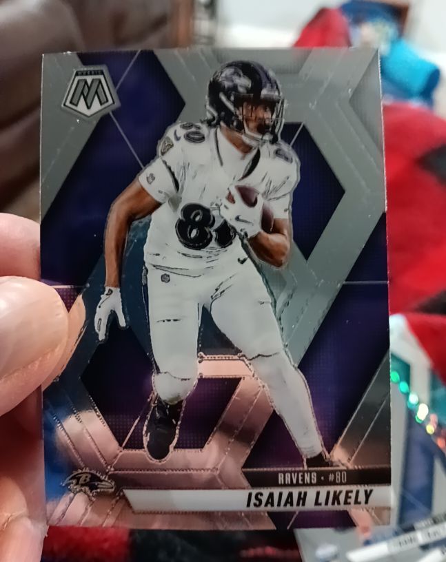 2025 Panini Mosaic #177 Isaiah Likely — front