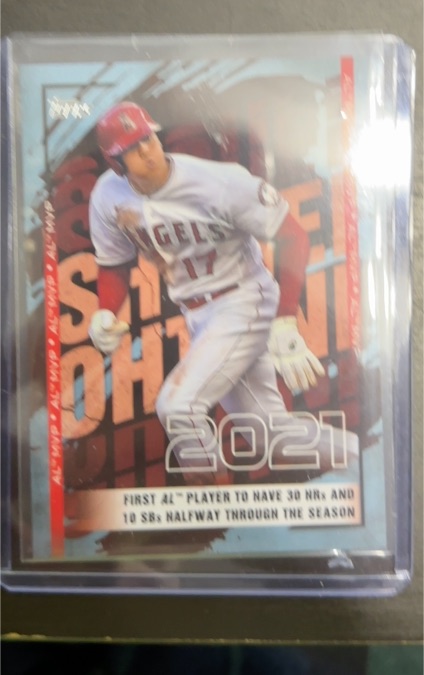 2021 Topps MVP #MVP-6 Shohei Ohtani — front