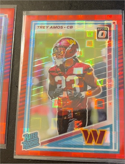 2025 Panini Donruss Optic #369 Trey Amos — front