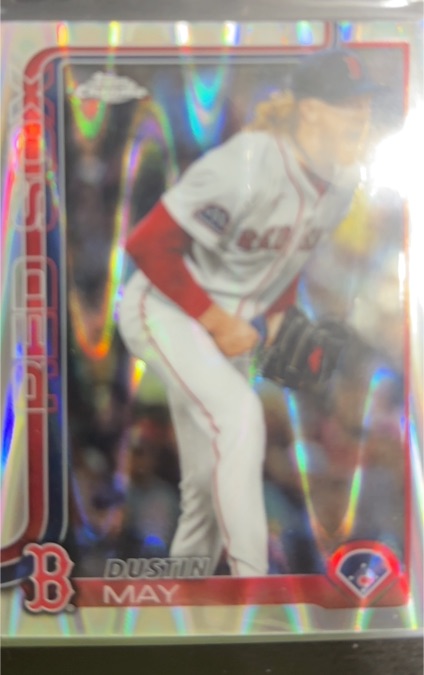 2025 Topps Chrome Dustin May — front